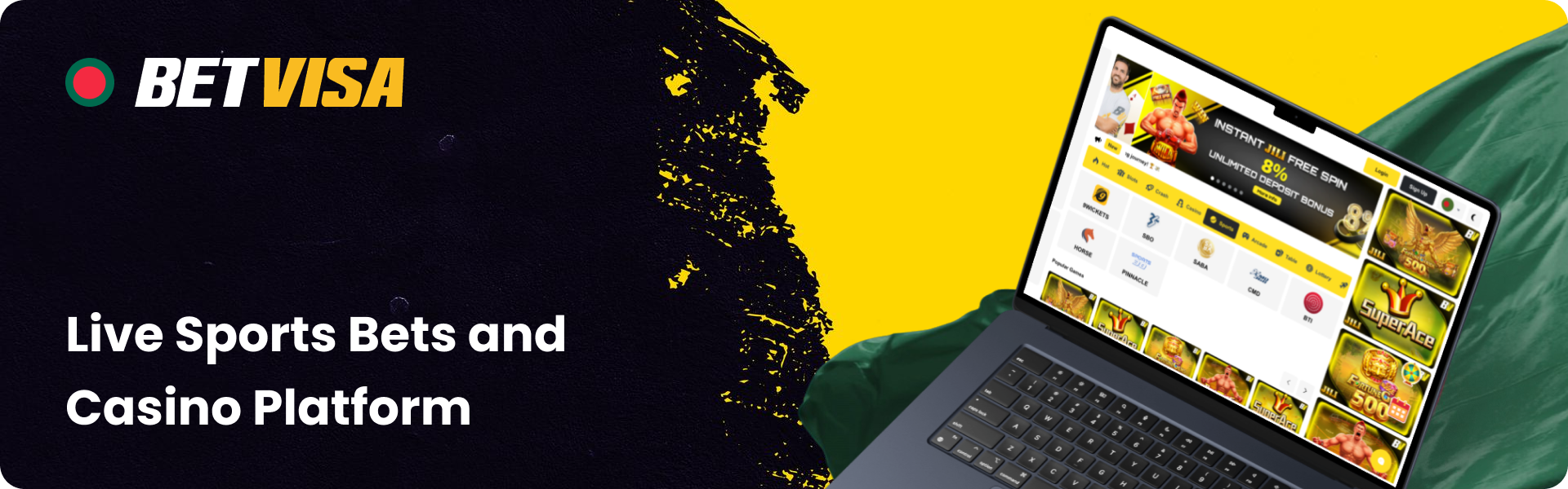 BetVisa Bangladesh - Live Sports Bets and Casino Platform